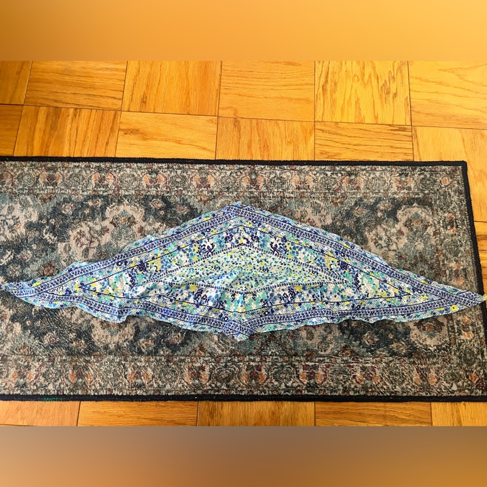 Echo Silk Floral Patterned Scarf Soft - image 2